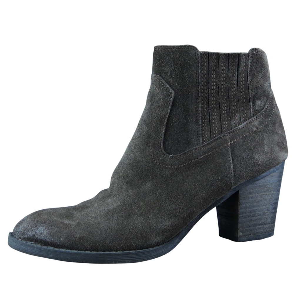 Dolce Vita  Women Chelsea Boots Brown Leather Pull‎ On Size 7.5 Medium